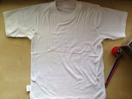 大人用tシャツを子ども用に簡単リメイク 作り方の手順