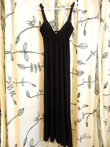 DIY Poncho Black Before