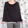 古着で簡単手作り！授乳ケープポンチョの作り方・リメイク方法