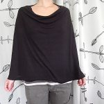 古着で簡単手作り！授乳ケープポンチョの作り方・リメイク方法
