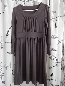 DIY Poncho Brown Before
