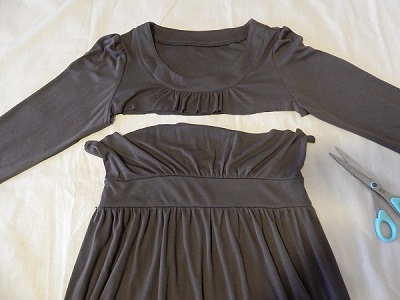DIY Poncho Brown2