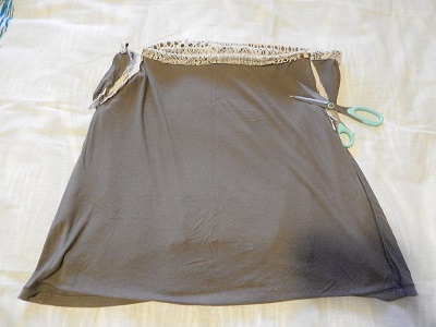 DIY Poncho Khaki6