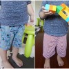 大人服を子供服にリメイク!型紙不要!キッズショートパンツの作り方