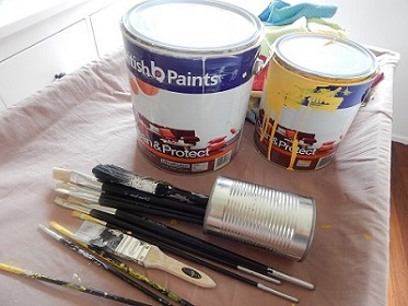 Old House DIY Painting Kids Room20