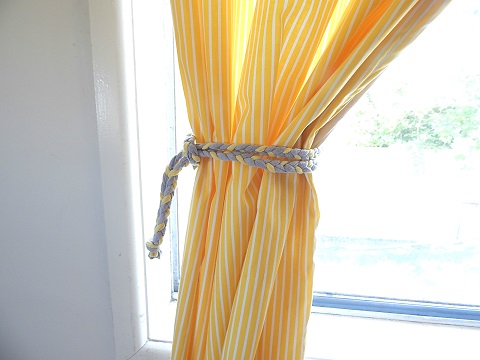 Tshirt Remake Curtain Tie Backs19