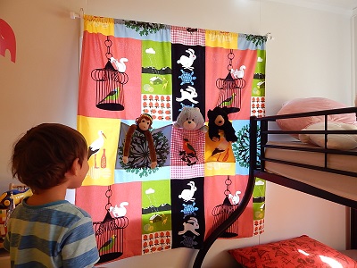DIY Curtain With Pockets25