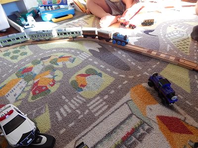 Plarail With IKEA BRIO Wooden Rails17