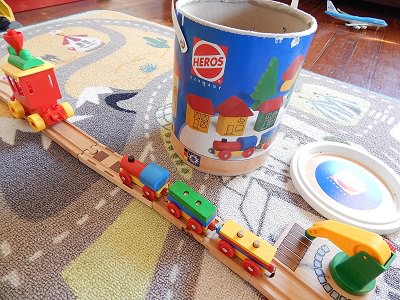 Plarail With IKEA BRIO Wooden Rails21
