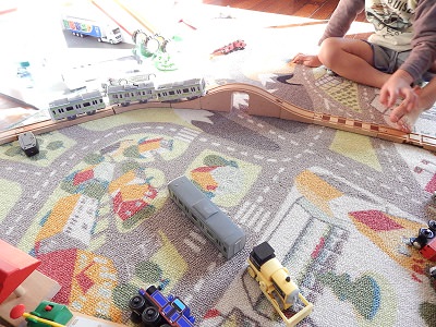Plarail With IKEA BRIO Wooden Rails8