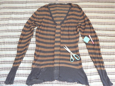 make-a-cardigan-from-a-pullover-sweater5