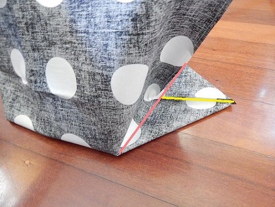 初心者も簡単 トートバッグや巾着袋の三角マチの作り方 縫い方