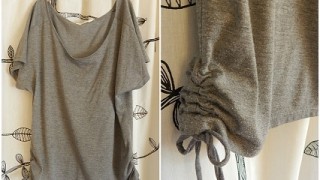 Tシャツの裾を簡単リメイク ギャザーの寄せ方 縫い方 ミシン編